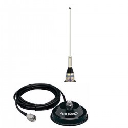 antena ars foguetino mv00bc com suporte magnético 