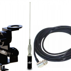 Kit Antena Móvel, Cabo e Suporte Porta Mala Ars - Mv35eam