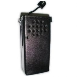 Capa Box Couro Rigído Clip Aço Rádio Motorola Ep-dep450