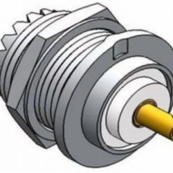 Conector Uhf Femea Sem Base Com Duas Porcas 211