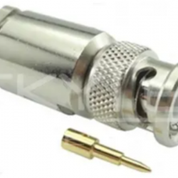 Conector Bnc 50r Macho Reto Prensa Cabo Rg/rgc213 900