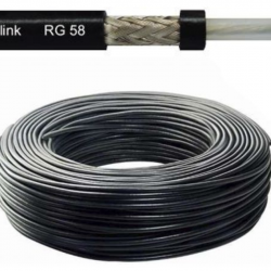 Cabo Coaxial Px PY Data Link Rg58 50 ohms  95% malha flexivel 