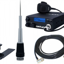 Kit Rádio Px 40 Canais Aquario Antena B-2070 S P Mala Cabo