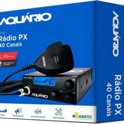  Kit Radio Px Rp40 C Aquario Antena B-2050 Suporte de  Caminhonete Cabo