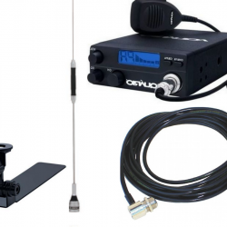  Kit Radio Px Rp40 C Aquario Antena B-2050 Suporte de  Caminhonete Cabo