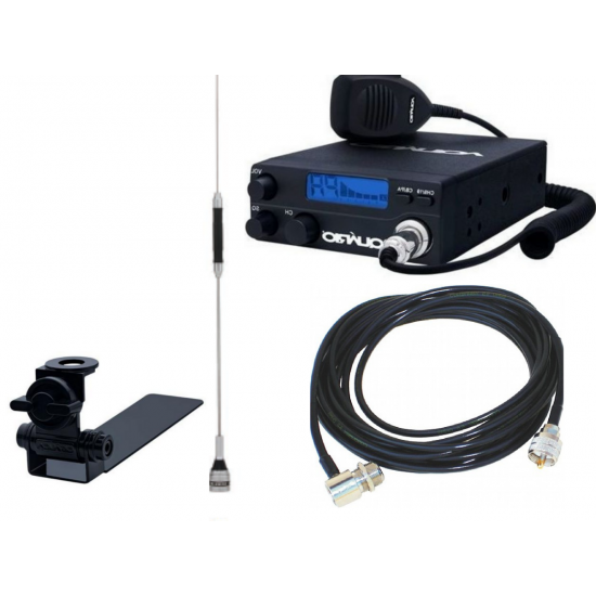  Kit Radio Px Rp40 C Aquario Antena B-2050 Suporte de  Caminhonete Cabo