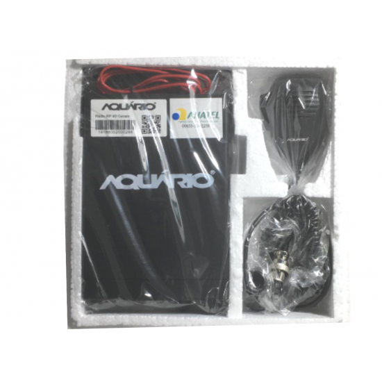 Kit Rádio Px 40 Canais Aquario Antena B-2050 S P Mala Cabo