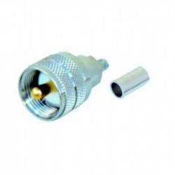 Conector Uhf Macho de climp  Com Redutor Para Cabo Rg 58 212