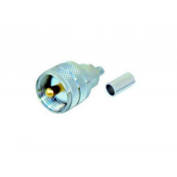 Conector Uhf Macho de climp  Com Redutor Para Cabo Rg 58 212