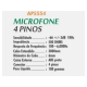 Microfone Px 4 Pinos Steelbras - Ap5554