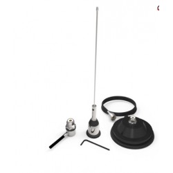 antena sl foguetino SLMFM-0V com suporte magnético steelbras 