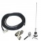 Antena Móvel 1/4 Vhf e Cabo 5 metros com coenctor mini motorola asl SLMFM-0V