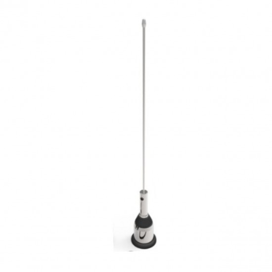 Antena Móvel 1/4 Vhf e Cabo 5 metros com coenctor mini motorola asl SLMFM-0V