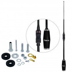 Antena Px Steelpar Black Cabo S Porta Mala Mod. Argentina RP-2024