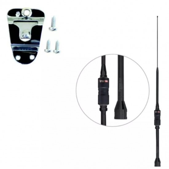 Antena Px Steelpar Black Mini Argentina 1,07cm Rp-2026