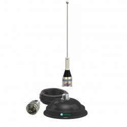 antena ars foguetino mv00bc com suporte magnético steelbras 
