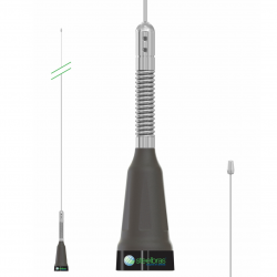 Antena Móvel Vhf 5/8 Onda Evolution C/ Mola Base Uhf Ap20189