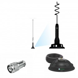 ANTENA MÓVEL UHF 5/8 DE ONDA NMO 900 MHZ - AP3900 (RTK) 