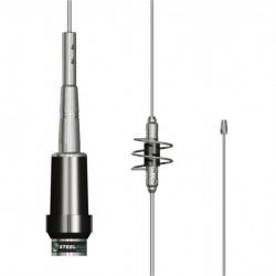 Antena Móvel Dual Vhf 3/8/uhf 2×5/8 e Suporte Magnético 4075 - Ap0191
