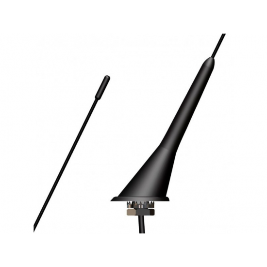 Antena Móvel Vhf 1/4 de onda Vhf 1/4 de onda descaracterizada - Ap31862