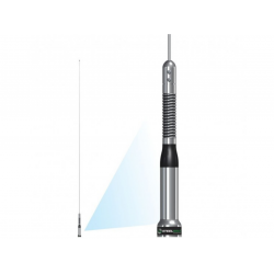 Antena Móvel Px Slim Bold Com Mola Base Uhf Ap8690