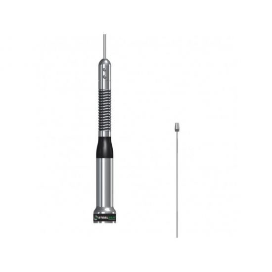 Antena Móvel Px Slim Bold Com Mola Base Uhf Ap8690